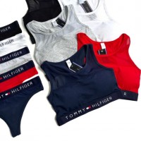 Красный коттоновый комплект Tommy Hilfiger, L. Код: С409